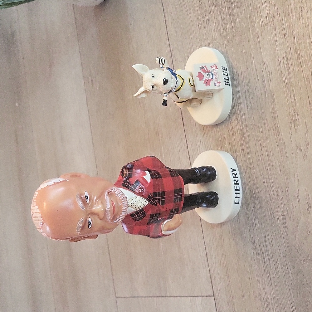 Don Cherry l bobbing head figure w dog Blue